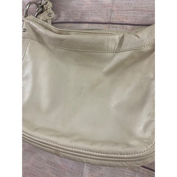 Coach Women's Off White Leather Classic Shoulder Bag - OS - Picture 2 of 13